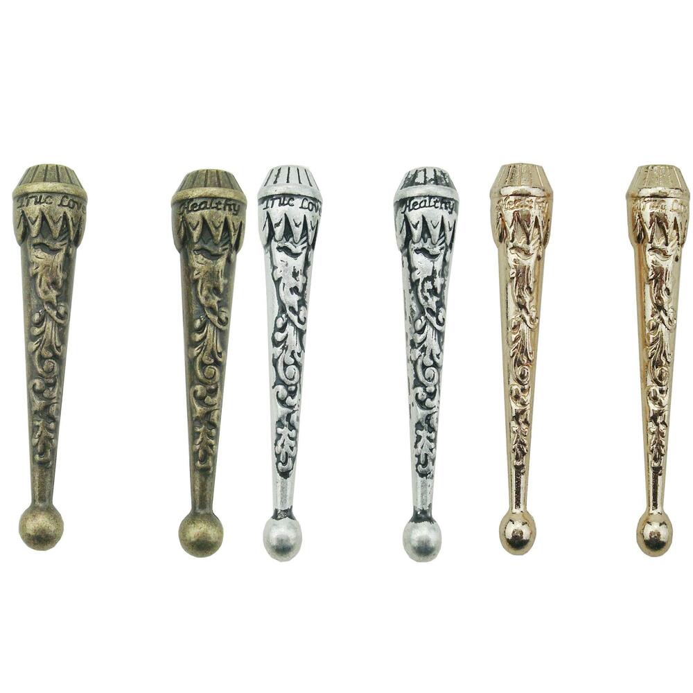 6010 Bolo Tie Tips Replacement End Caps 6 pcs 2.05inch long 3color mix